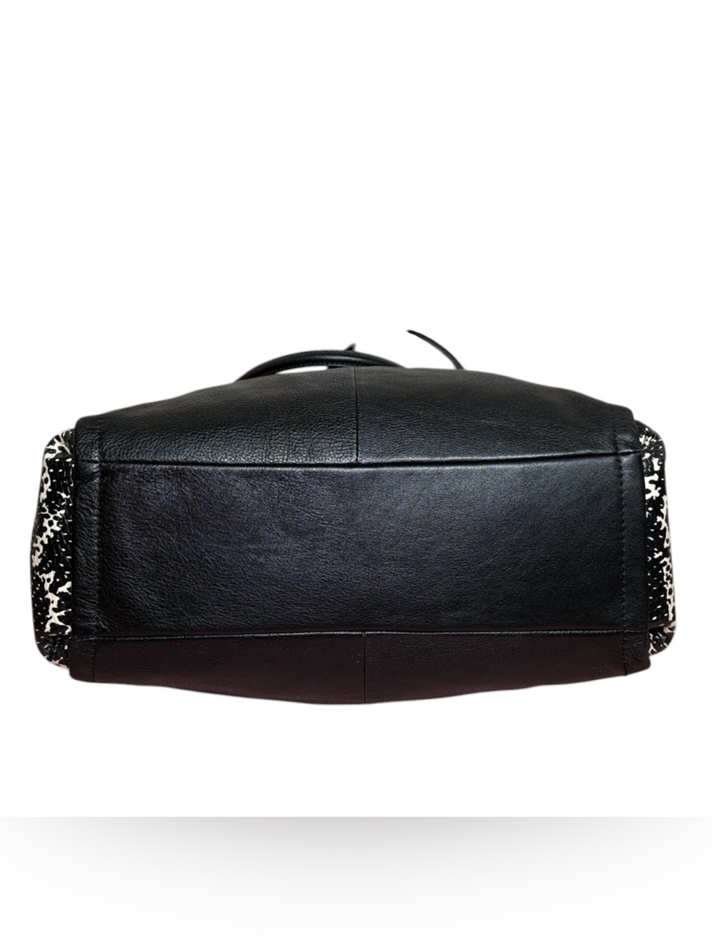 Coach Madison Phoebe Shoulder Bag Black Two-Tone Python Embossed Leather EUC - Picture 5 of 11